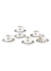 Shallow By S&amp;A Alfi Coffee Cup and Saucer Set 100ml 12 PCS