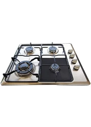 Aiwanto 8Pcs Gas Stove Burner Covers Non-Stick Gas Protectors Reusable Cover for Gas