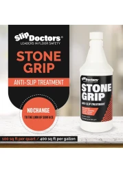 Stone Grip Industrial Gallon NonSlip Floor Treatment for Tile and Stone to Prevent Slippery Floors IndoorOutdoor ResidentialCommercial Works in Minutes for Increased Traction