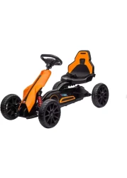 Lovely Baby Pedal Car LB 6005 Pedal Go Kart, Ride On Toys For Boys And Girls, Go Kart, Ride On Car, Outdoor Toys, Beats Every Tricycle, Adaptable To Body Lenght - Orange
