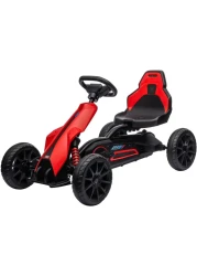 Lovely Baby Pedal Car LB 6005 Pedal Go Kart, Ride On Toys For Boys And Girls, Go Kart, Ride On Car, Outdoor Toys, Beats Every Tricycle, Adaptable To Body Lenght - Red