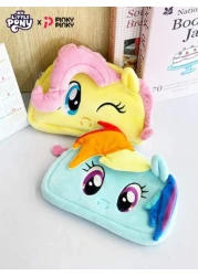 MY LITTLE PONY Women s Makeup Bag Zipper Foldable Lightweight Large Capacity Multifunctional Storage Bag For Outing Party Christmas Halloween Birthday Gift For Lady College Students White Collar Worke
