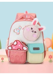 Kindergarten Schoolbag Female Small Medium And Large Class Boys Light Weight Loss And Spine Protection Children 3 6 Years Old Cartoon Cute Shoulder Back
