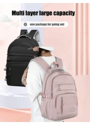 حقيبة الظهر سعة كبيرة متعددة الوظائف مريحة وعصرية، مناسبة لمناسبات متنوعة مثل العودة للمدرسة والتخرج