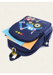 New Fashionable Cartoon Style Backpack With Small Bag