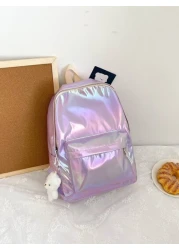 Children s college style large capacity laser backpack is suitable for daily travel travel school