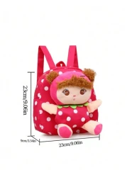 1pc Summer Cute Shoulder Bags Funny Purse Doll Kawaii Cartoon Shape Crossbody Backpack For Kids And Children