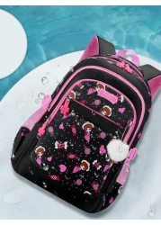 Cute Lightweight Anti Tumbling Backpack Children s Backpack School Backpack Teen Girls Backpack 15 6 Inch Laptop Backpack With Pom Pom Backpack Travel Backpack Casual Back To School Gift Cute Cartoon