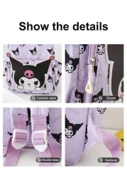 Sanrio Kawaii Backpack Anime Cartoon Figure Outdoor Travel Storage Bag Cute Shoulder Bag There May Be Slight Differences In Design And Color Between Different Batches Some Parts May Be Random Bag Cinn