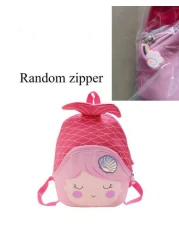 1pc Girls Mermaid Design Backpack