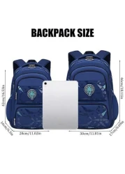 1 Piece Kids Backpack School Boy Backpack Handsome Student School Bag Large Capacity Multi Pocket Waterproof Backpack School Supplies Suitable For 6 14 Years Old Teenager Students School And Travel