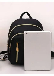 1 حقيبة ظهر للعودة إلى المدرسة، أناقة وراحة، سعة كبيرة، مناسبة للدراسة اليومية، جد مناسبة للحرم الجامعي، الفص