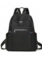 حقيبة ظهر كاجوال من قماش أكسفورد للفتيات، حقيبة سفر سعة كبيرة وحقيبة مدرسية