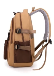 1 Pc Cute Capybara Pattern Color Contrast School Bags For Teens Large Capacity Lively Student Bag With Multi Pockets Fashionable School Bag Practical Handbag Personality Lightweight School Backpack