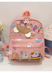 1pc Back To School Backpack Casual College Backpack Cute Cartoon Capybara Backpack Suitable For Daily School Very Suitable For Campus Class Photo Taking Birthday Gifts Suitable For Daily Shopping Shop