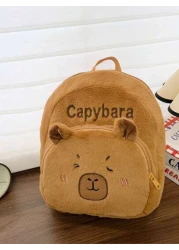 Kapibara Schoolbag Cute Girl Ultra Light Campus Backpack Burden Reduction School Fashion Travel Bag Spine Protection Backpack Back To School Season Handbag Bag