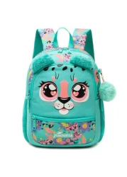 حقيبة ظهر قطيفة على شكل حيوان مقاس 13 بوصة للأطفال في السن الصغير، مناسبة للحضانة والأنشطة الرياضية الخارجية،