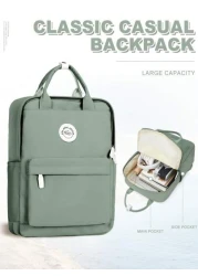 20L Simplicity School Backpack For Teenager Leisure Computer Backpack Fit 14inch Notebook 12 9inch Pad Carry On Backpack With Multi Pocket Lightweight Laptop Backpacks With Laptop Interlayer For Girl