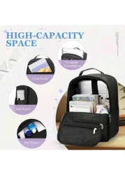 Large Travel Backpack Boy And Girl Business Laptop Backpack Cabin Bag 40x20x25 Carry On Backpack Airline Approved Waterproof Backpack Multi Functional Independent Computer Layer Middle School Students