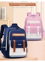 New Elementary School Students Schoolbag 1 3 6 9 Grades 6 12 16 Years Old Boys And Girls To Reduce The Burden Of Children s Large Capacity Shoulders Backpacks
