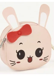 1pc Kids Cute Princess Rabbit Cartoon Girls Crossbody Bag Mini Pouch Accessory