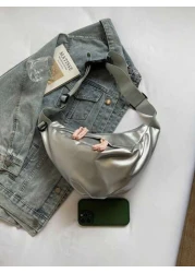 1pc New Fashion Versatile High End Solid Color Shoulder Bag Simple Large Capacity Outdoor Commute Crossbody Bag