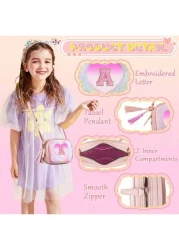 هدايا عيد ميلاد للفتاة في سن 2-10 سنوات ، حقيبة صغيرة جميلة للفتيات الصغيرات ، حقيبة يد لطفل رضيع ، حقيبة كتف بلو