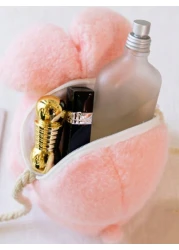 حقيبة كتف/حقيبة جسم ناعمة على شكل أرنب، حقيبة سفر