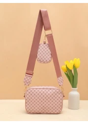 Children s Crossbody Bag 2024 Spring New Simple Casual Shoulder Bag Fashion Casual Crossbody Bag Simple Children s Casual Small Square Bag