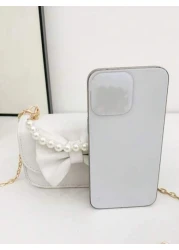 Niche Design Bow Girl New Style Cute Chic Simple Shoulder Crossbody Bag