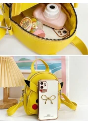 pokemon 1pc Pokemon Pikachu Cute Children s Backpack Crossbody Bag Fashionable Casual Accessory Suitable For Any Occasion Storage Bag Schoolbag Gift