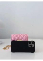 حقيبة كتف صلبة للفتيات مطرزة بأناقة، حقيبة جلد PU عرضية بشكل قلب بشكل عفوي