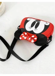 Disney 1pc Disney Mickey Minnie Cartoon Coin Purse Crossbody Bag Portable Shoulder Bag For Boys And Girls Suitable As Holiday Gift For Children