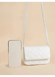 1pc Kids Girls Quilted Square Shoulder Messenger Bag Suitable For Daily Outing Birthday Gift