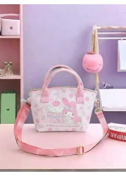 Sanrio Sanrio Hello Kitty Kuromi My Melody Backpack With Large Capacity Schoolbag Gift For Christmas Thanksgiving Birthday Valentine s Day Party Favors