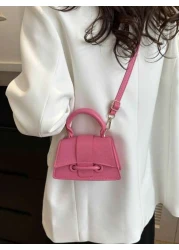 This Year Small Square Bags Are Popular Simple And Stylish Versatile Can Be Hand Carried Shoulder Carried Or Cross Body Suitable For Women