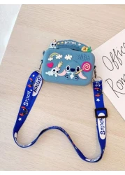 Disney 1 2 Pcs Disney Stitch Plush Crossbody Bag Cute And Versatile Purse Wallet For Boys And Girls