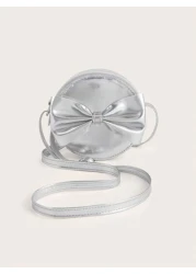 1pc S Bow Decor Cute Crossbody Bag School Bag School Bag Luggage School Bag