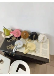 Children s Shoulder Bag Round Cake Bag Outing Tote Bag Dopamine Color Banquet Fashion Bag Mini Children s Bag And The First Choice For Gifts