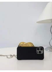 Laser Heart Girls Fashionable Shoulder Bag Chain Strap Crossbody Purse PU Leather Casual Small Bag