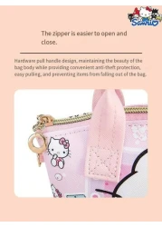 Sanrio Sanrio Hello Kitty Kuromi My Melody Backpack For Girl With Large Capacity Schoolbag Gift For Christmas Thanksgiving Birthday Valentine s Day Party Favors