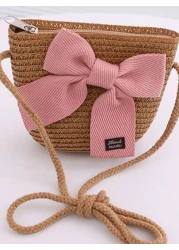 حقيبة شاطئ كبيرة بعقدة جميلة للبنات الأميرات الجديدة، مناسبة للاستخدام اليومي