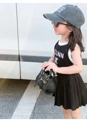 حقيبة مربعة ميني مطرز ليتشي سستة امامي زخرفة مقبض مزدوج الى اليومي بنات