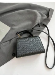 2025 New Arrival Niche Design Crocodile Textured Mini Square Handbag Fashion Versatile Casual Shoulder Bag