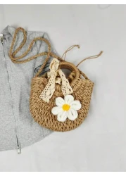 قطعة واحدة من حقيبة اليد ذات الرباط للفتح والغلق، أحدث موديلات هذا العام من الحقائب المصنوعة يدويًا بنسيج عبا