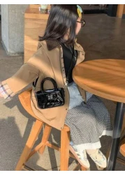 New Shiny Classic Minimalist Small Handbag Mini Evening Purse Crossbody Bag