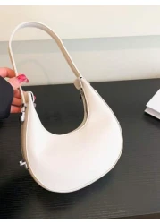 1 Piece Of Girls Candy Color Pu Zipper Closure Cute Handbag Suitable For Daily Use Versatile Mobile Phone Bag Key Bag Earphone Bag Compact Design Light And Easy To Carry