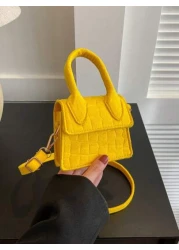 A New Cute Mini Handbag Messenger Bag Versatile Casual Handbag Solid Color Multiple Colors To Choose From Lightweight Coin Purse