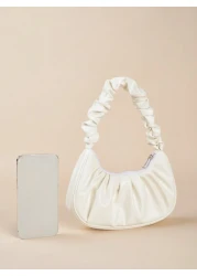 حقيبة كتف  حمل يد بشكلها المطوي العصري للفتيات، مناسبة للخروج اليومي