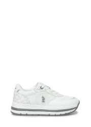 U.S. Polo Assn. يو اس بولو اسنأحذية رياضية نسائية ذات تصميم أنيق لتقويم العظام بنعل عالٍ